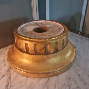 Louis XVI Style Golden Wood Base