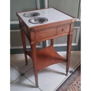 Louis XVI Style Fruit Wood Cooler Table