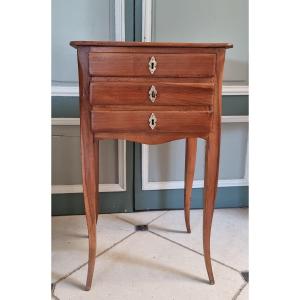 Small Louis XV Period Chifonniere Or Bedside Table In Walnut