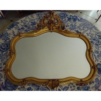 Miroir De Style Rocaille Fin XIXème