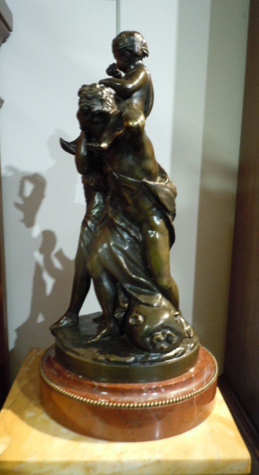 Bronze After Clodion 19th Century-photo-1