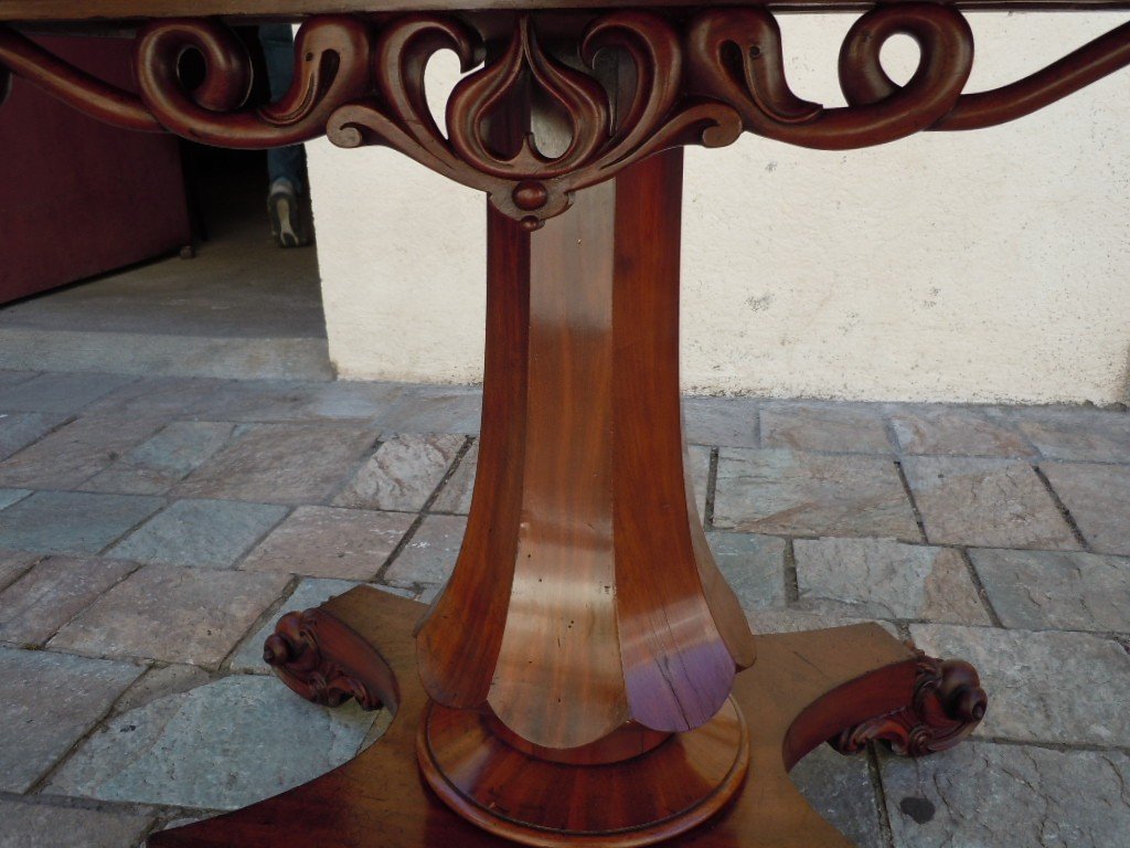 Mahogany Game Table-photo-4