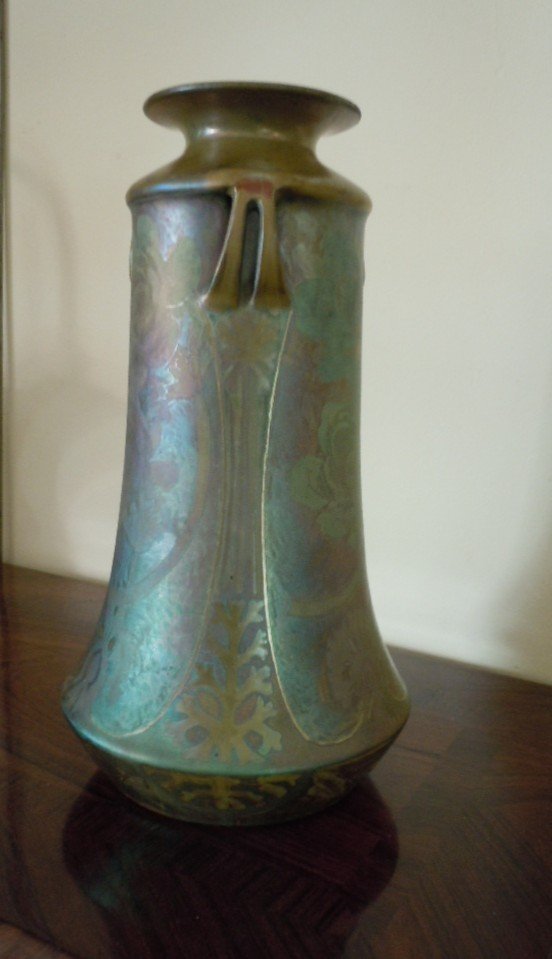 Bacs Vase En Ceramique Irise -photo-4