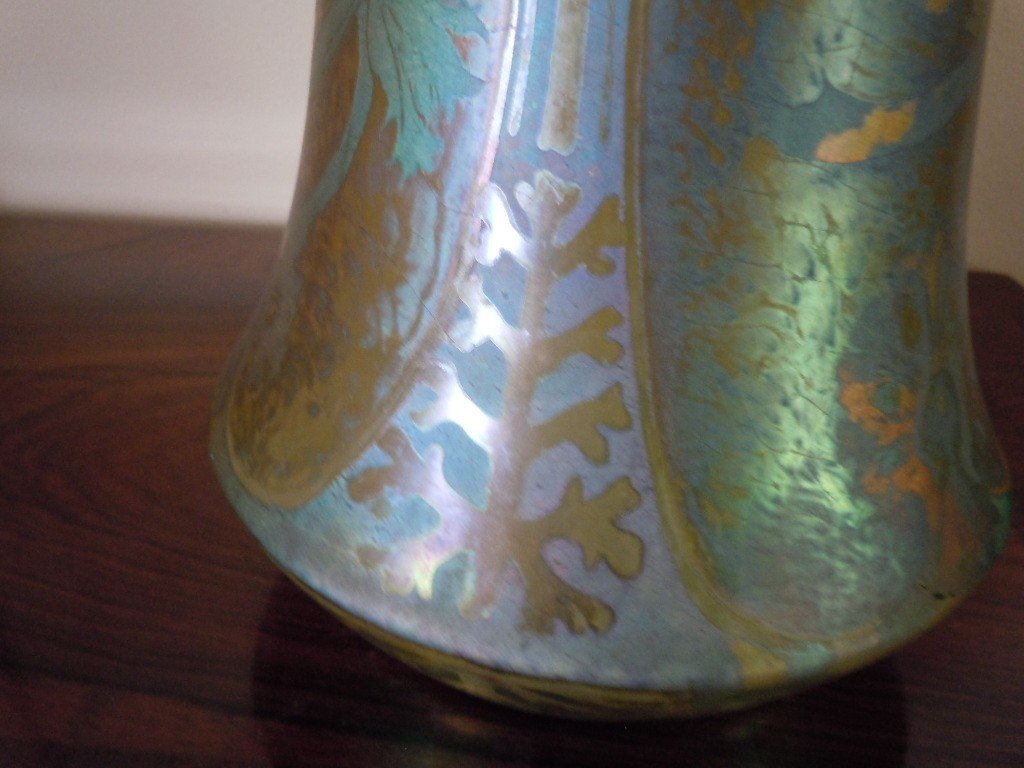 Bacs Vase En Ceramique Irise -photo-3