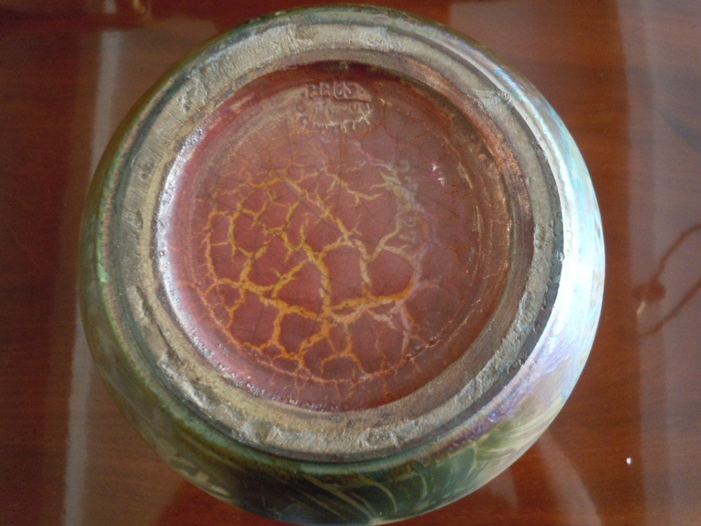 Bacs Vase En Ceramique Irise -photo-6