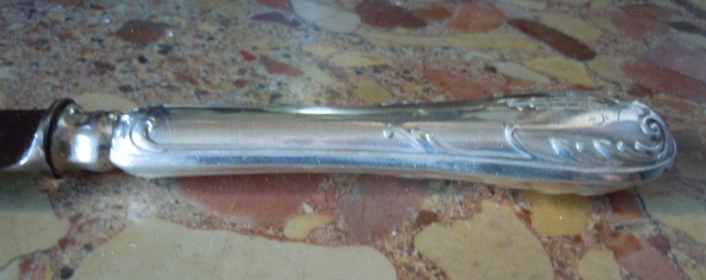 24 Silver Table Knives -photo-4