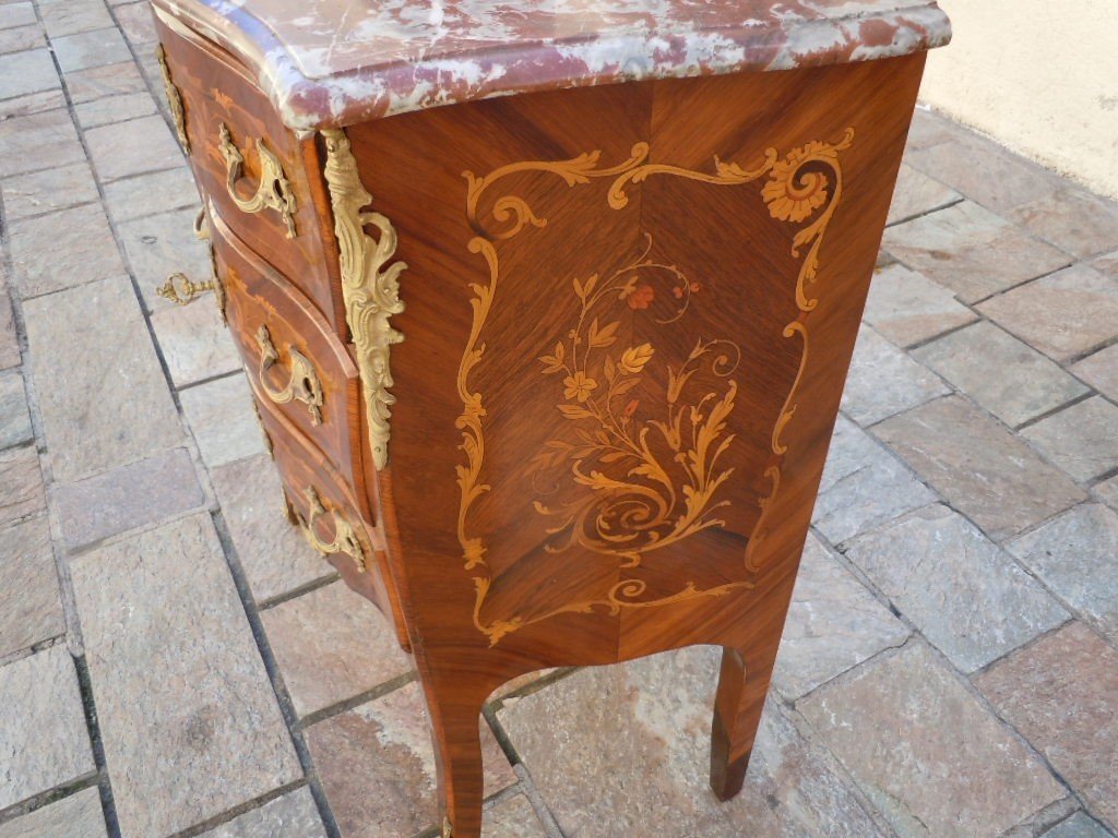 Napoleon III Marquetee Commode-photo-4