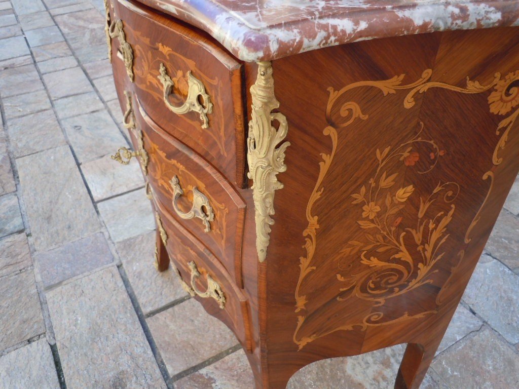 Napoleon III Marquetee Commode-photo-6