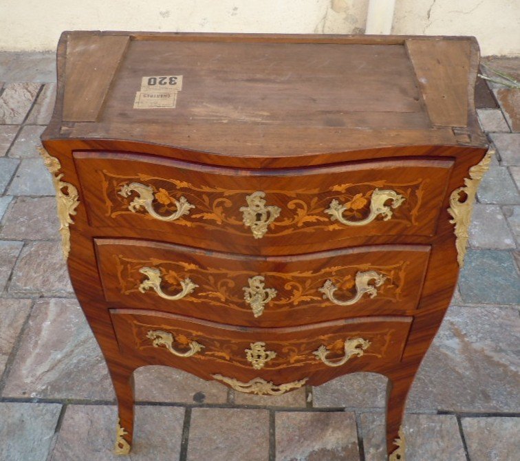 Napoleon III Marquetee Commode-photo-7