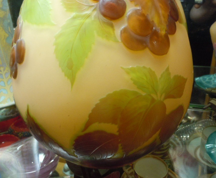 Vase Aux Cerises Emile Galle-photo-6