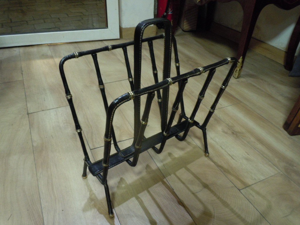 Jacques Adnet Magazine Rack