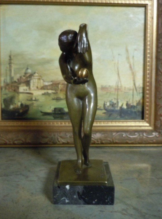 Art Deco Bronze By Paul De Boulongne-photo-2