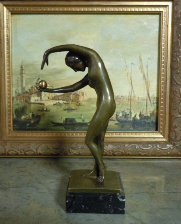 Art Deco Bronze By Paul De Boulongne