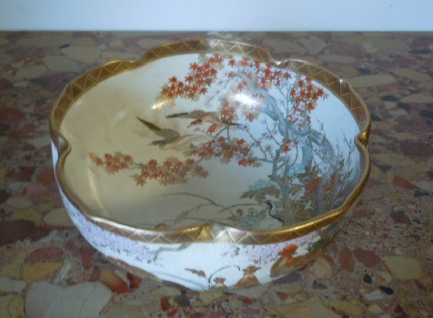 Coupe En Faience De Satsuma-photo-2