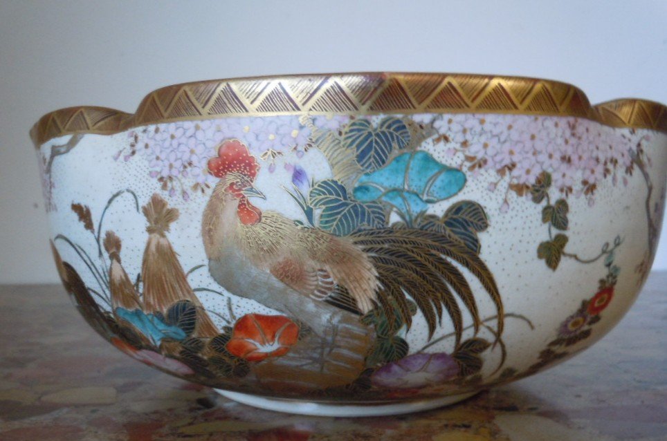 Coupe En Faience De Satsuma-photo-2