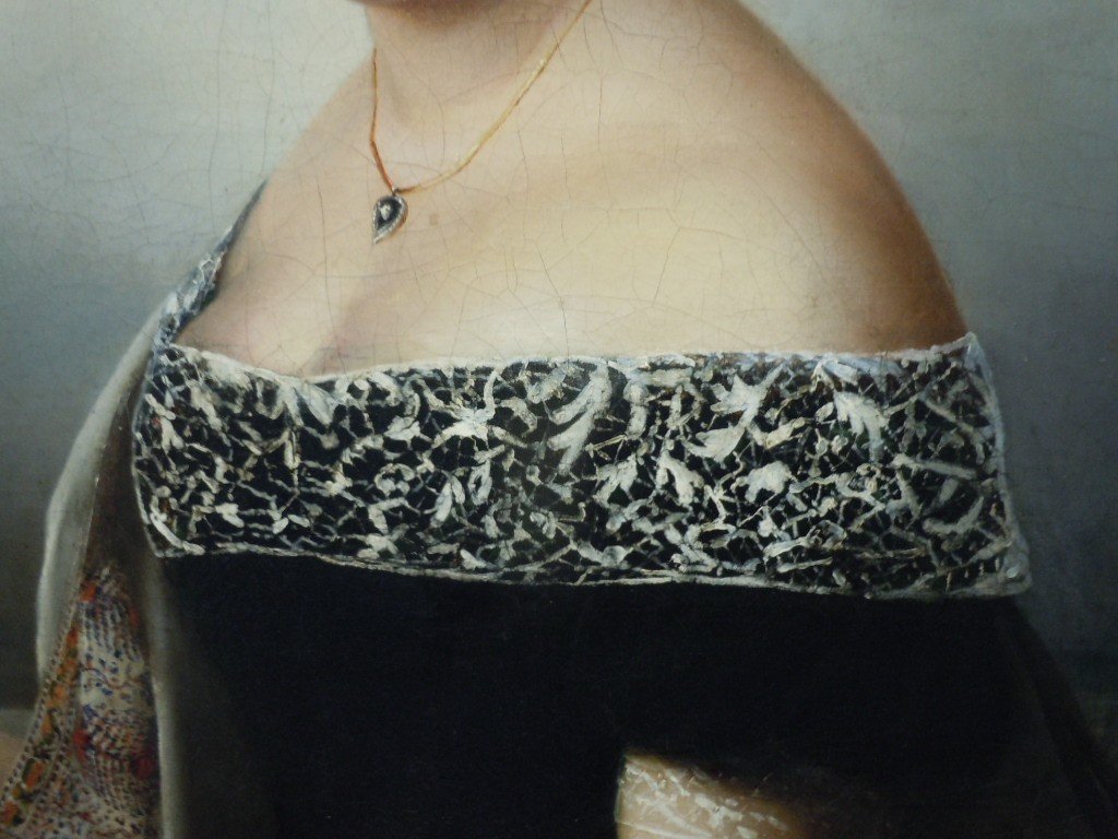 Portrait Of A Lady Signed And Dated 1834-photo-2