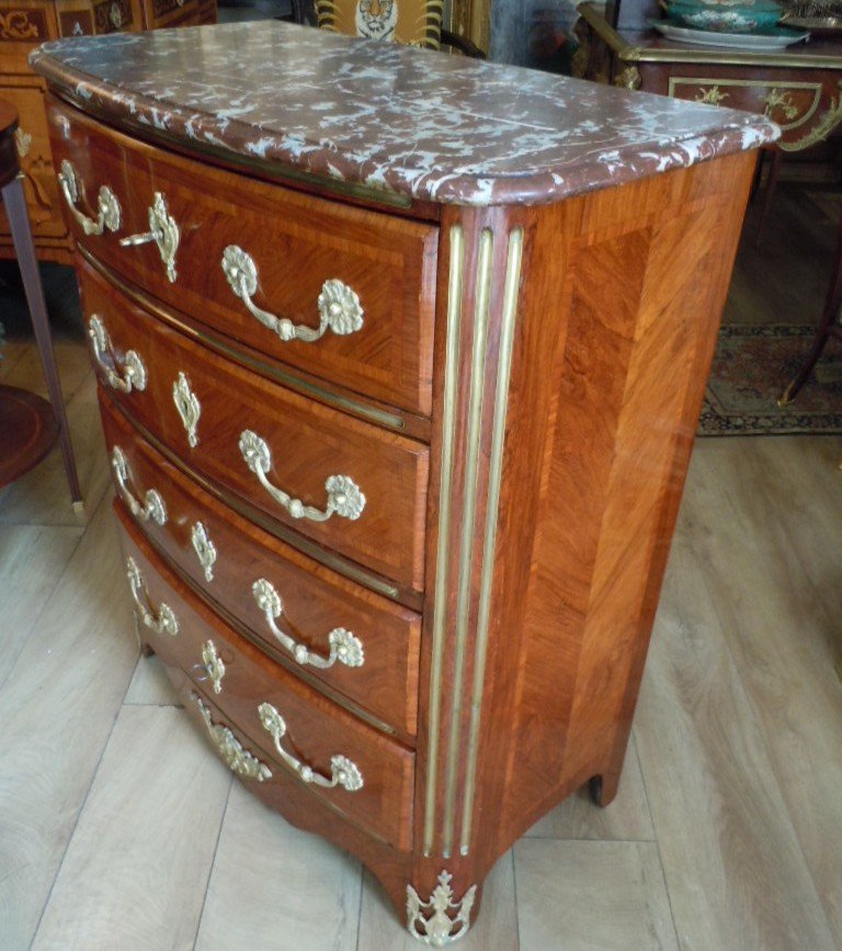 Commode De Style Louis XIV Epoque 19eme-photo-4