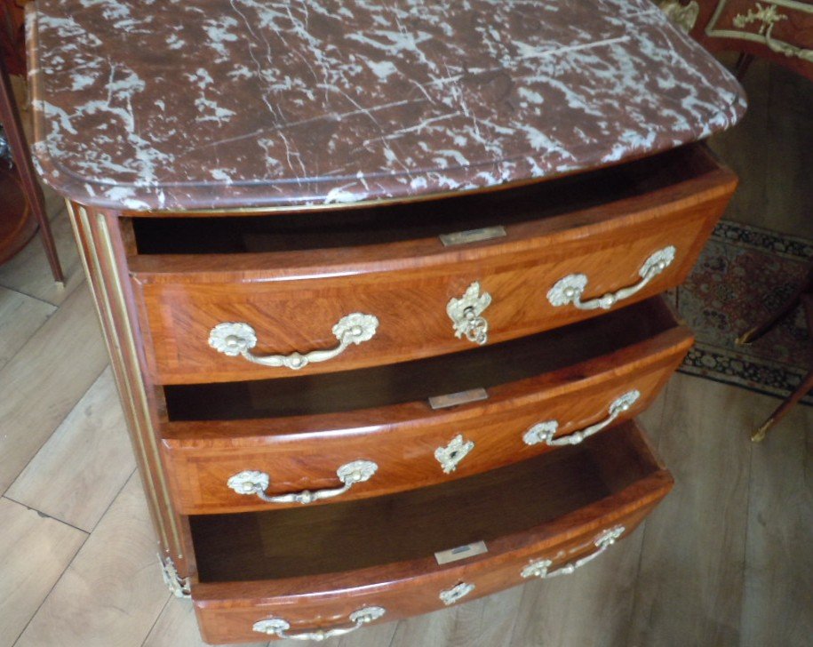 Commode De Style Louis XIV Epoque 19eme-photo-2