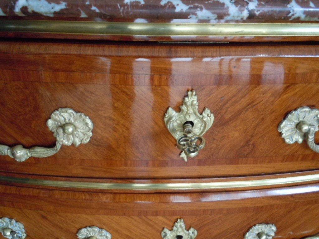 Commode De Style Louis XIV Epoque 19eme-photo-5