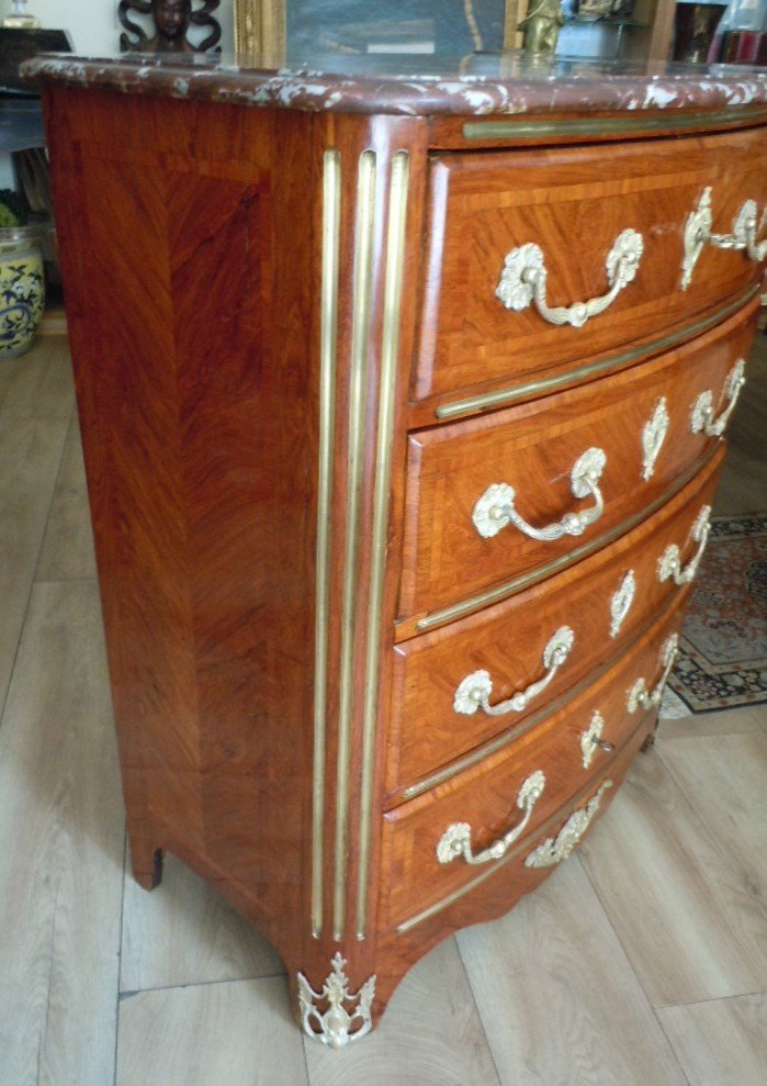 Commode De Style Louis XIV Epoque 19eme-photo-6