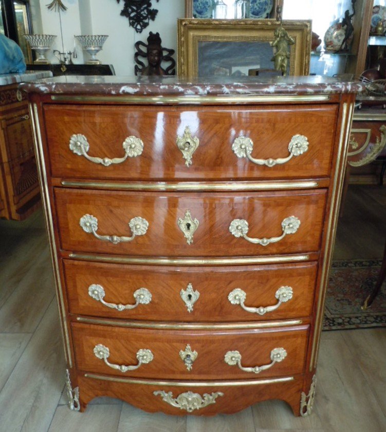 Commode De Style Louis XIV Epoque 19eme-photo-8