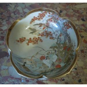 Coupe En Faience De Satsuma