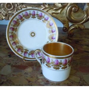 Tasse Litron En Porcelaine De Paris Debut 19eme Siecle