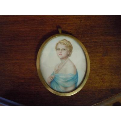 Miniature Par Le  Baron Theophile Meyendorff