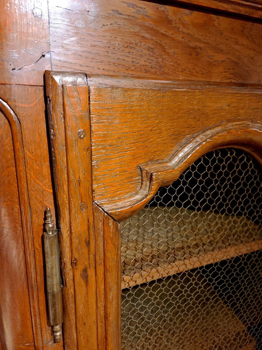 Bibliothèque De Boiserie En Chêne, Début XIXe (237cm X 180cm).-photo-5