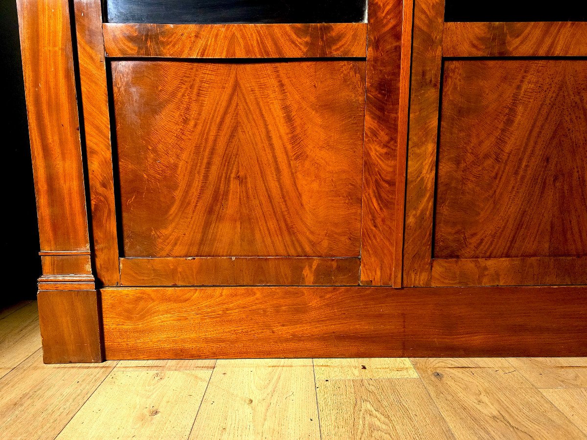 Late 19th Century Mahogany Bookcase. (276cm X 189cm)-photo-3