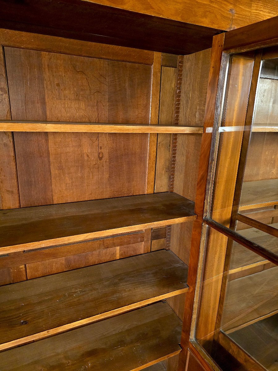 Late 19th Century Mahogany Bookcase. (276cm X 189cm)-photo-7