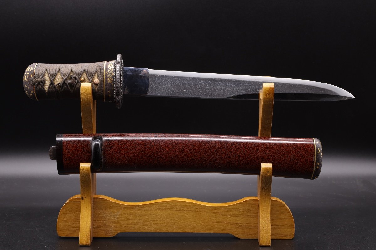 Japanese Samurai Tanto With Hozon Papers-photo-2