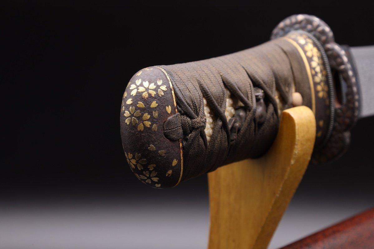 Japanese Samurai Tanto With Hozon Papers-photo-3