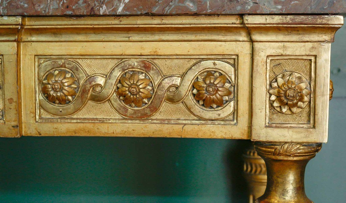 Large Louis XVI Console. 18th Century.-photo-4