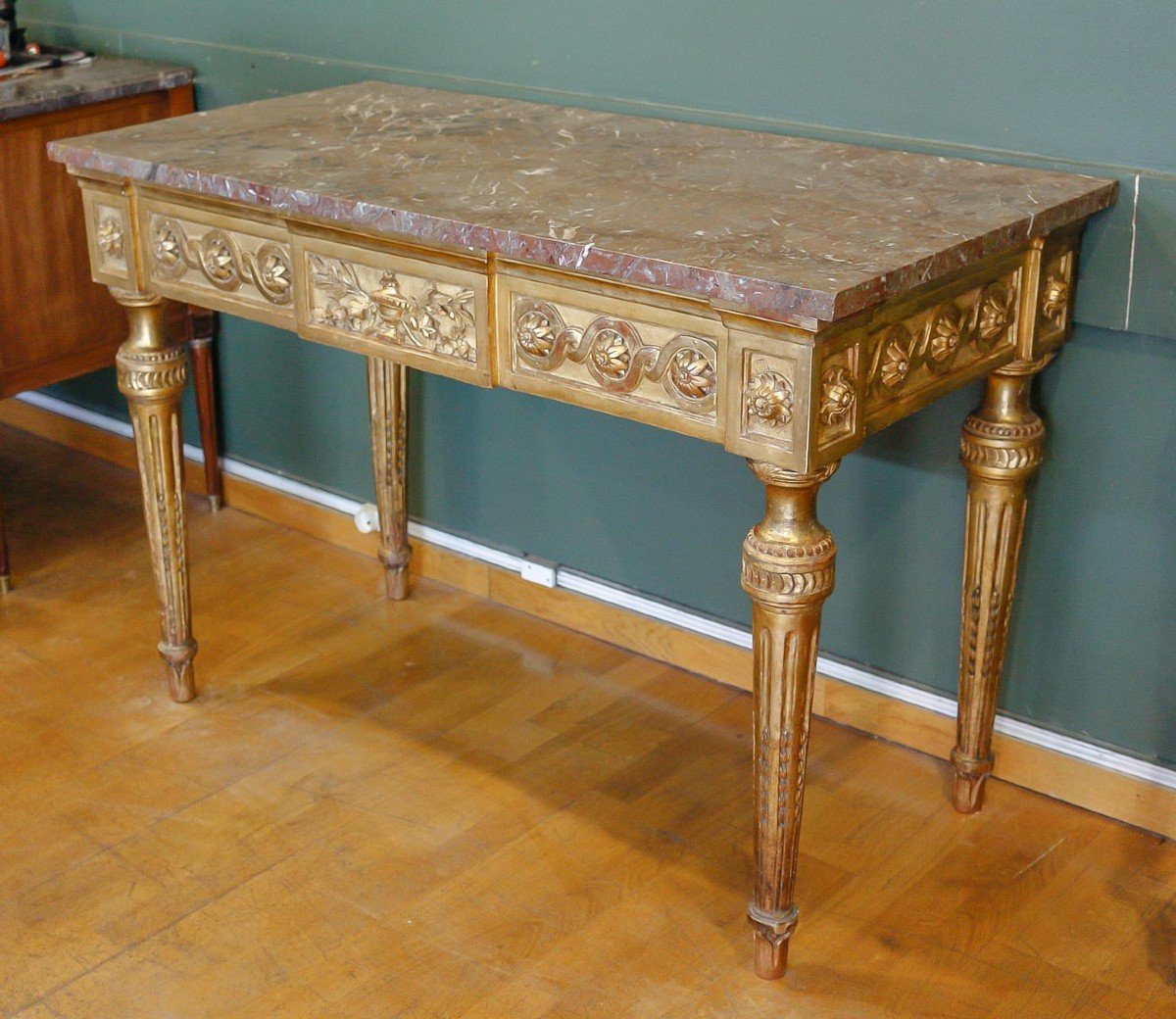 Grande Console Louis XVI. 18ème Siècle.-photo-1