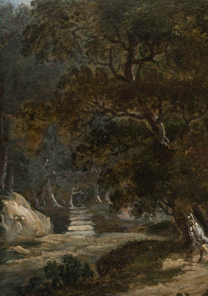 Pair Of Undergrowth. Louis Philippe Crepin d'Orléans 1772-1851. -photo-8