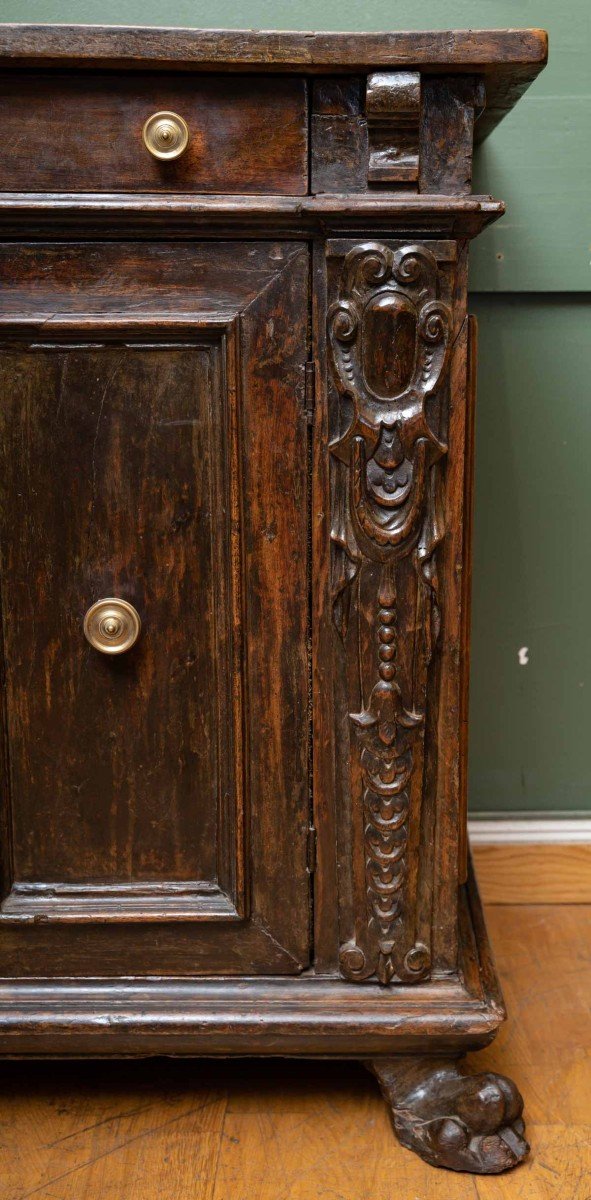 Walnut Buffet From The 18th Century. Italy-photo-2