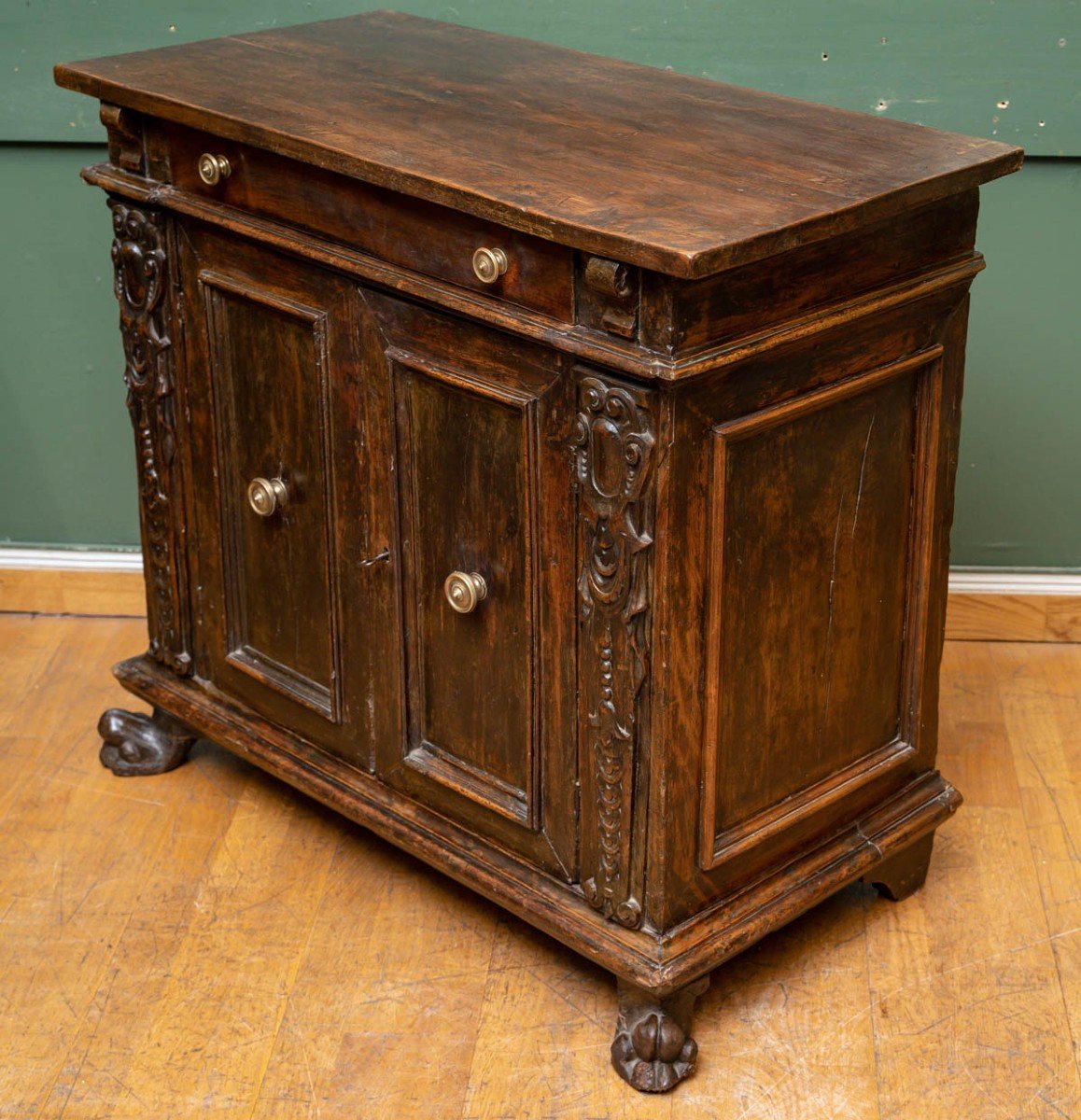 Walnut Buffet From The 18th Century. Italy-photo-3