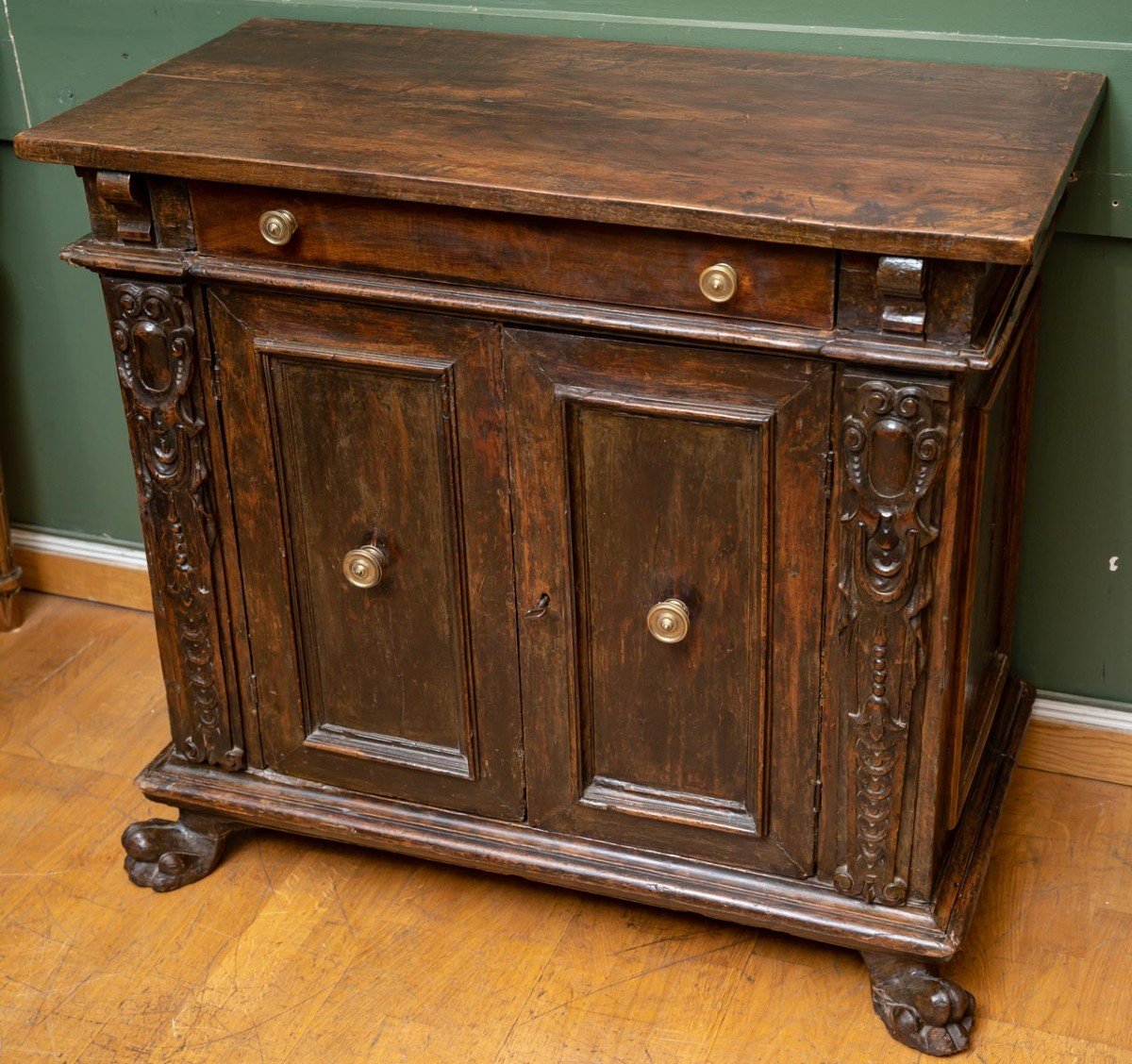 Walnut Buffet From The 18th Century. Italy-photo-1