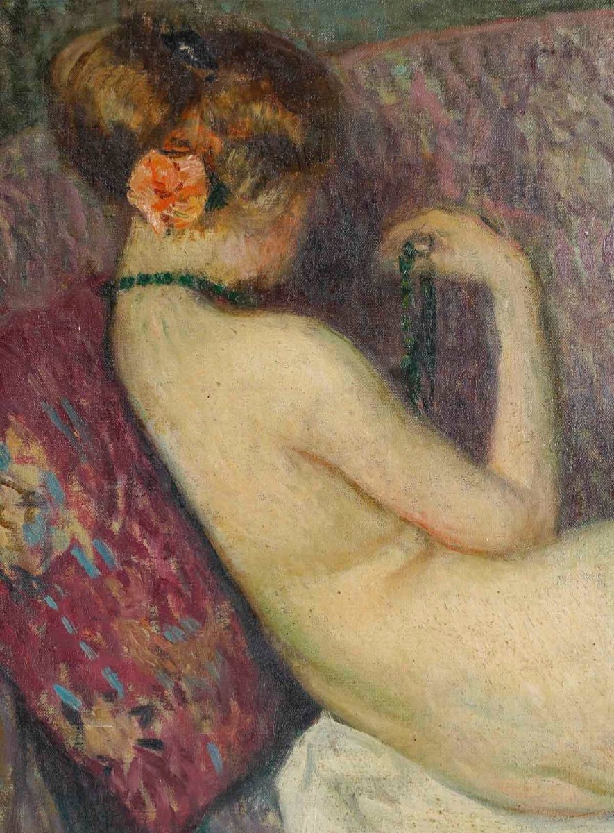 Le Collier Vert. Emile MESNAGER (1880-1940)-photo-2