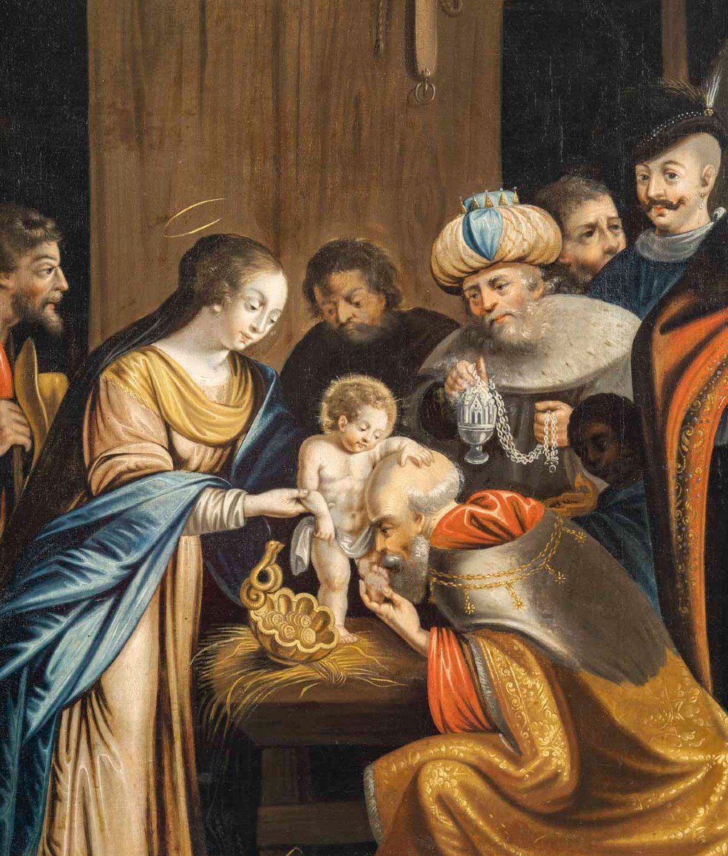 Attributed To Jean Senelle 1605-1671 The Adoration Of The Magi