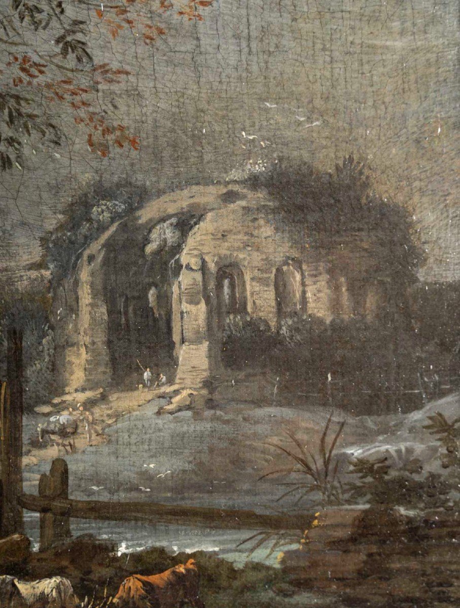 "winter" Attributed To Jacques-nicolas Julliard (1715-1790)-photo-2