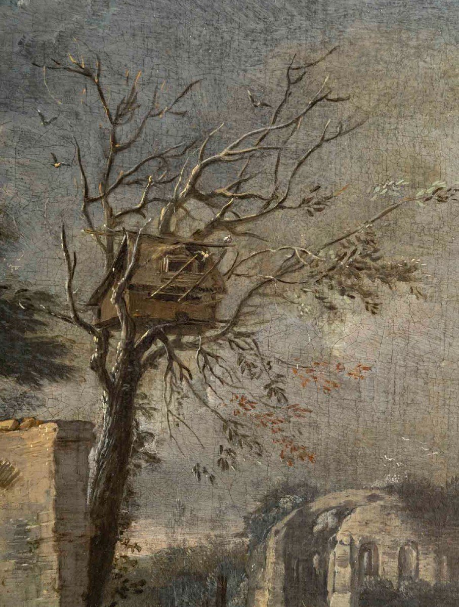 "winter" Attributed To Jacques-nicolas Julliard (1715-1790)-photo-6