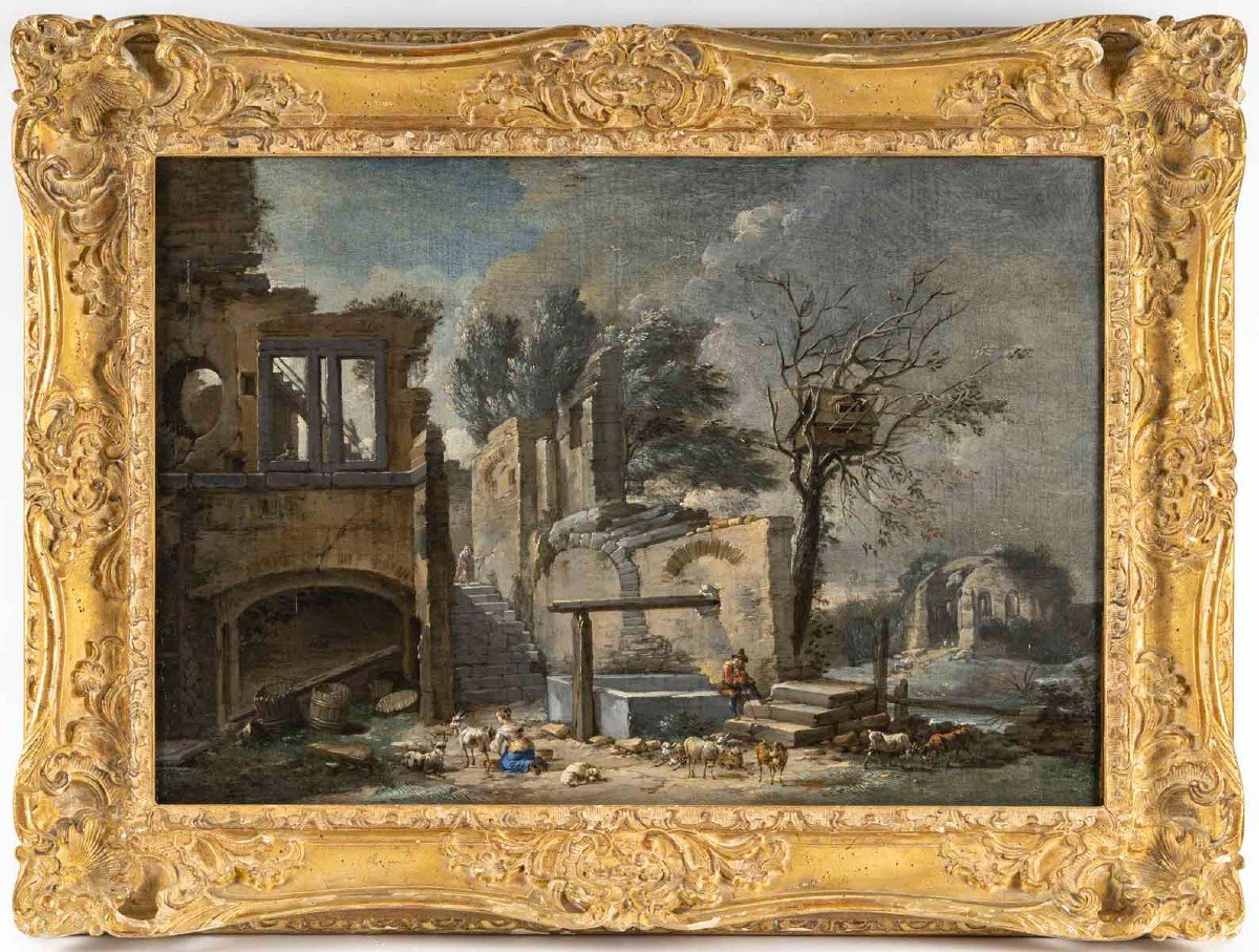 "winter" Attributed To Jacques-nicolas Julliard (1715-1790)