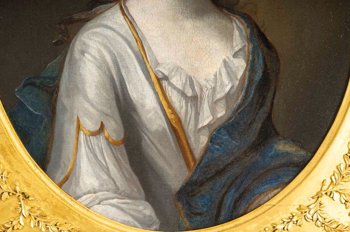 Portrait d'Elisabeth Ingram (1670-1707) Ecole Anglaise Du XVIIIe Siècle-photo-4