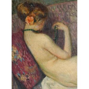 Emile Mesnager (1880-1940). Young Woman From The Back