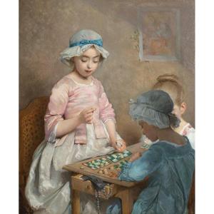 Charles Chaplin (1825-1891) The Lotto Game