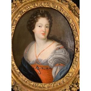 Attributed To François De Troy (1645-1730) Court Lady Represented As Diana The Huntress