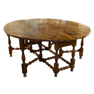 Table Anglaise Dite "gateleg" Angleterre 18ème Siècle