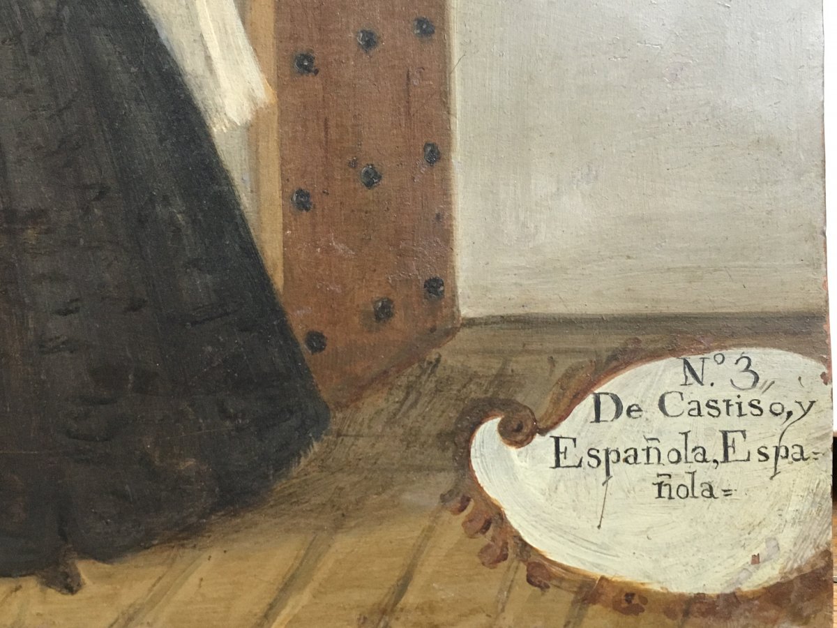 École Mexicaine De La Fin Du XVIIIème Siècle Entourage De José De Paez Huile Cuivre-photo-2